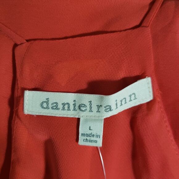 NWT Daniel Rainn Racerback Pink Tank Top Size L - Picture 5 of 6